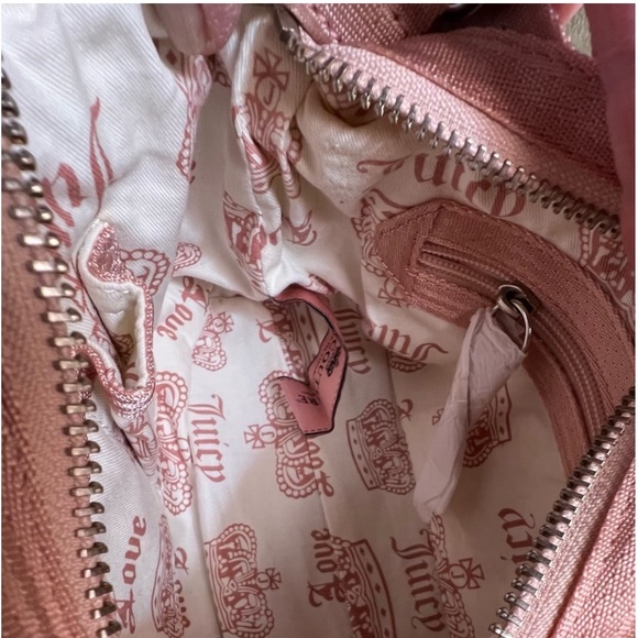 Juicy Couture 2010 Pink Satin Rare Photoshoot Bag with Tags-Never Carried - Picture 12 of 16